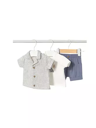 MAYORAL | Baby Garnitur-Set 3-teillig Hemd, T-Shirt und Shorts | 